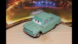 Mattel Disney Cars Petrov Trunkov Lemon Porta Corsa, Oil Rig Die-Cast