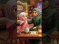 🕌Ayesha Ne Pehli Baar Zakat Di ❤️ | Ramadan Kids Cartoon#ramadan #islamickids #shorts#youtubeshorts