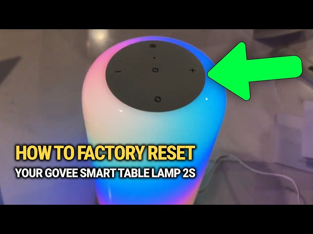 Govee floor lamp reset pinhole location