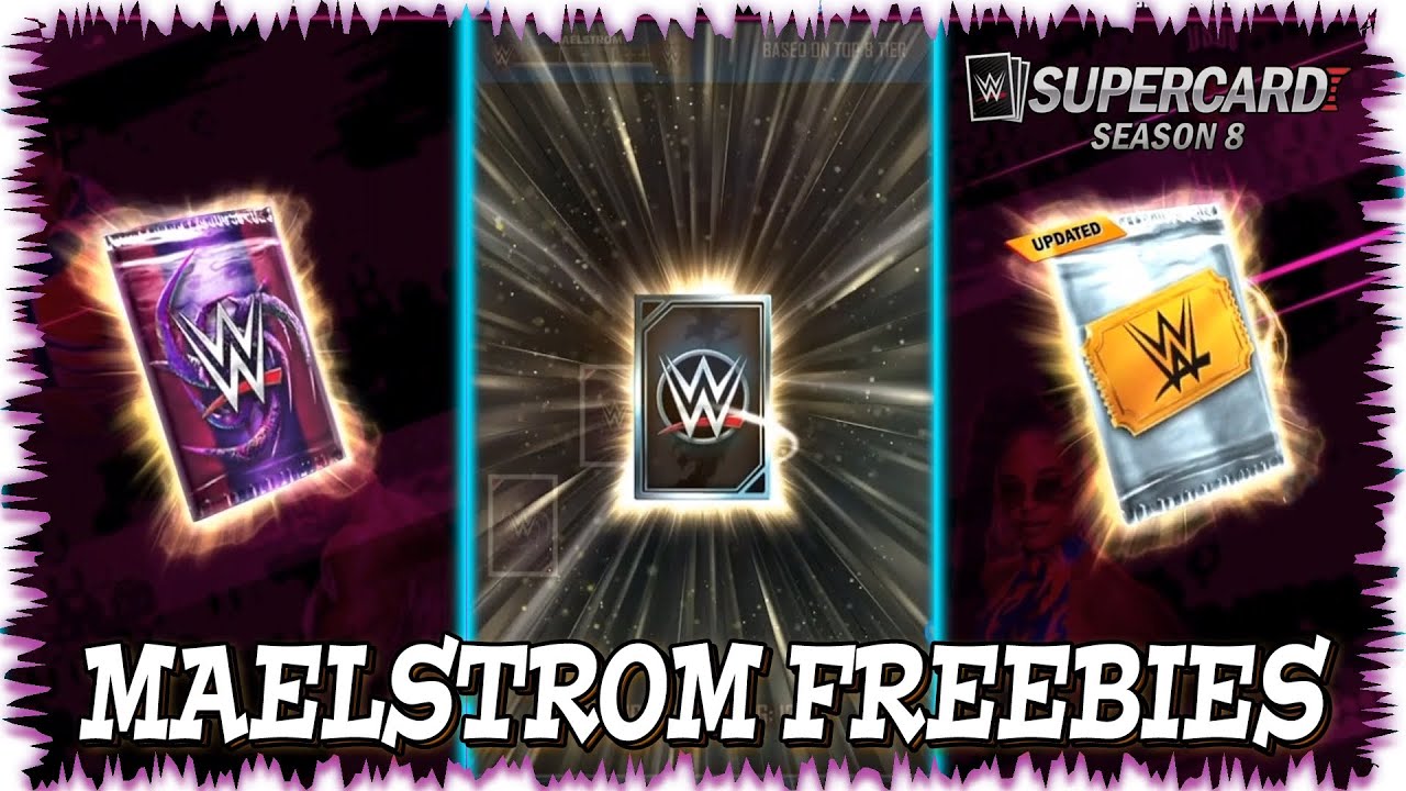 MAELSTROM TIER FREEBIE & RUNG LADDER REWARDS!! Ticket Pack Opening!! WWE SuperCard