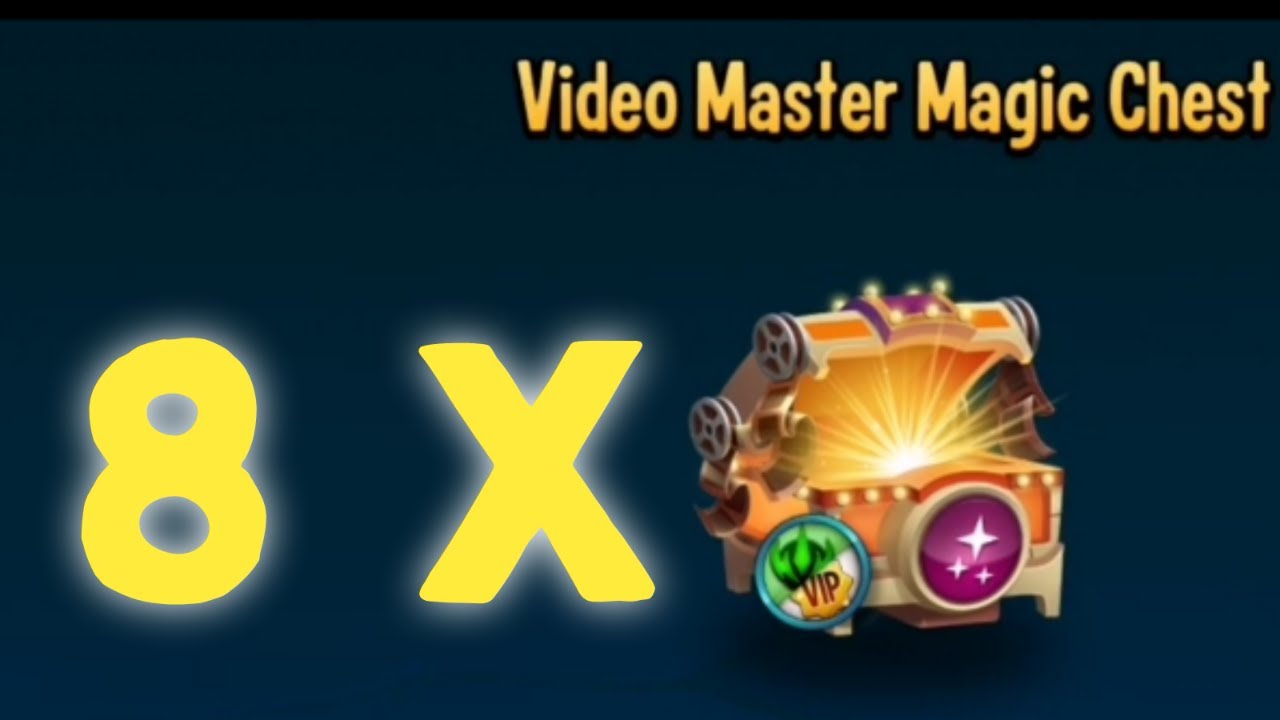 Monster Legends 8 X Video Master Magic Chests = 8 Legendary Magic