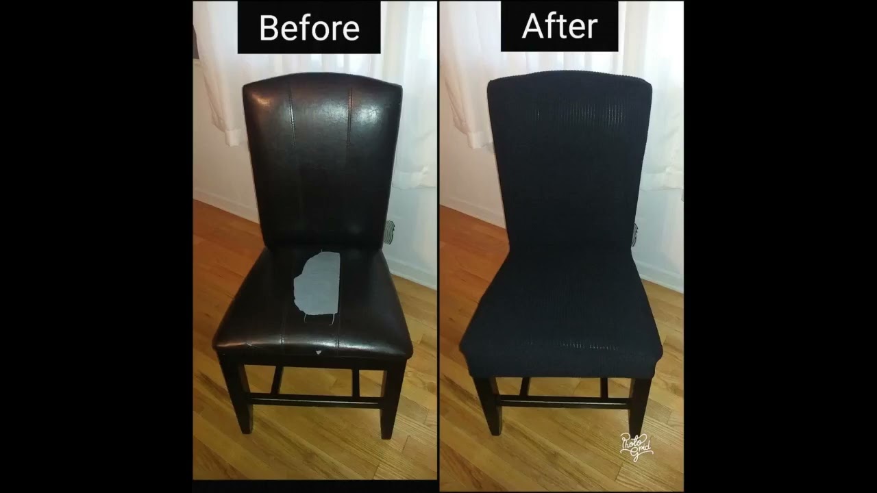 Turquoize Dining Chair Covers Stretch Chair Covers for Dining Room Set of 4 Parsons Chair Slipcover