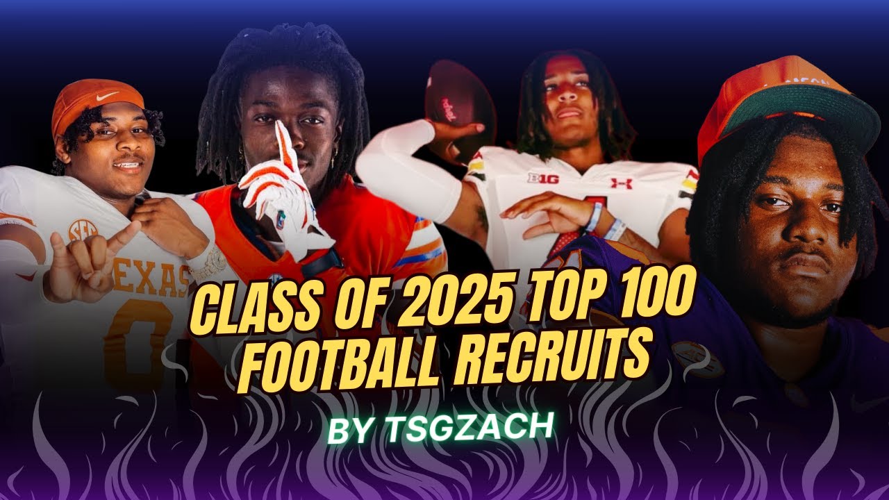 MY OWN 2025 FOOTBALL RECRUIT RANKINGS PART 2 - YouTube