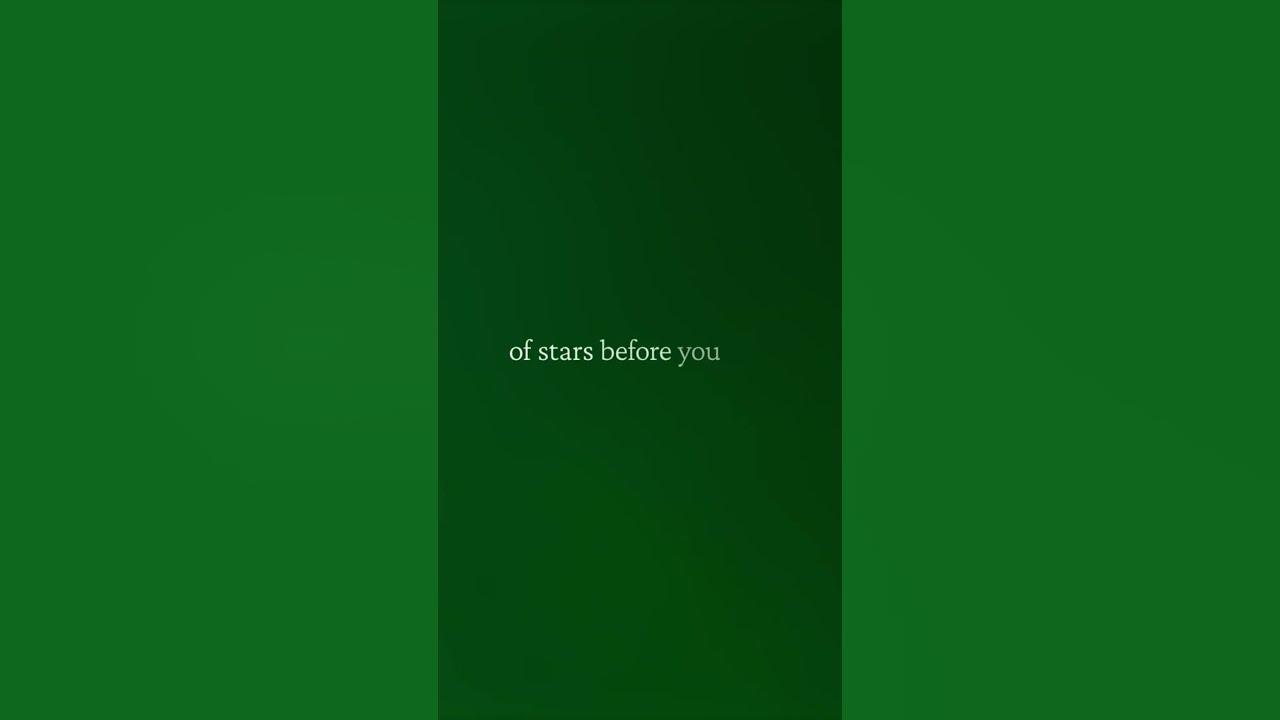 New lyric video for “Saturn”
