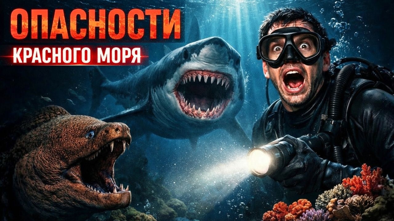 👉ЧТО СКРЫВАЕТ КРАСНОЕ МОРЕ: опасности, от которых погибают даже опытные дайверы 2026