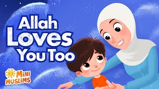 Muslim Lullaby For Kids | Allah Loves You Too 💜 MiniMuslims screenshot 5