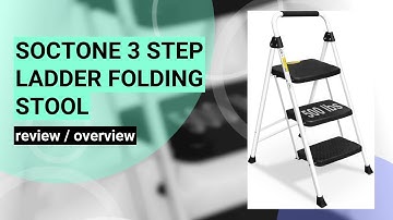 Review: SocTone 3 Step Ladder - The Ultimate Folding Step Stool for Home Use!