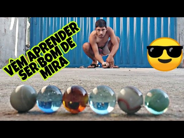 Como jogar bolinha de gude na Meia Lua 