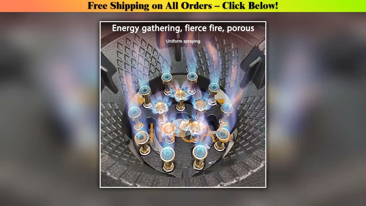 Fierce Fire Stove Commercial Liquefied Gas Stove,Single-Burner Energy-Saving Stir-Fry Stove