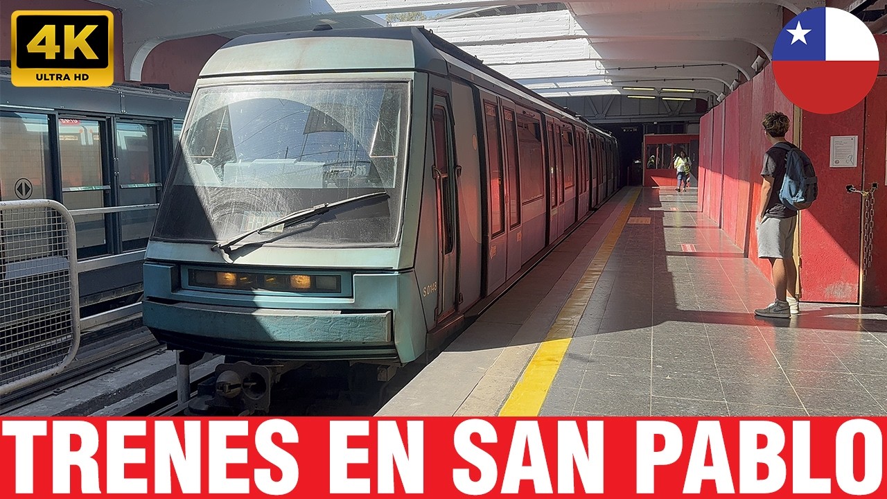 Metro De Santiago | Trenes en San Pablo 