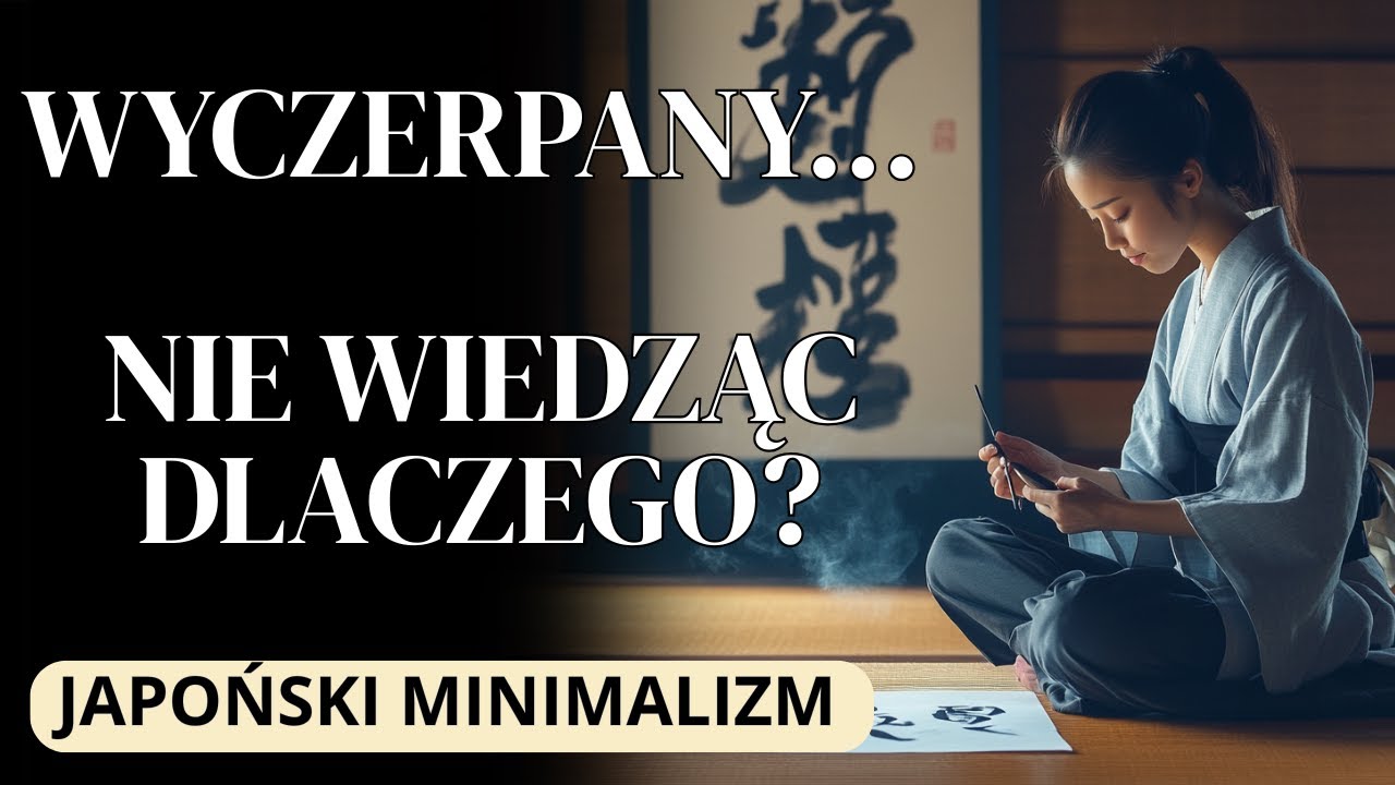 MINIMALIZM JAPOŃSKI: DLACZEGO CZUJESZ ZMĘCZENIE, MIMO ŻE NIC NIE ROBISZ?