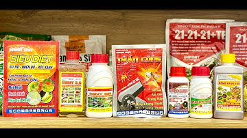 THUỐC BVTV - ĐẶC TRỊ RỆP SÁP - SÂU ĐỤC THÂN - BỌ TRĨ NHỆN ĐỎ