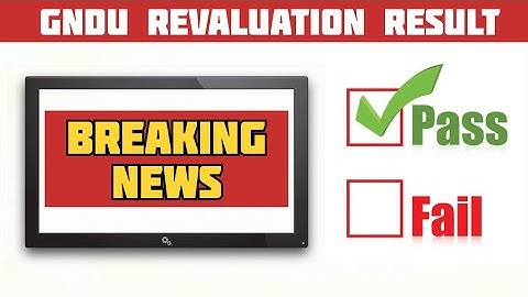 Gndu Revaluation Result 2023 Declared ✔️ || Gndu Rechecking Result 2023 || Gndu Result News Today