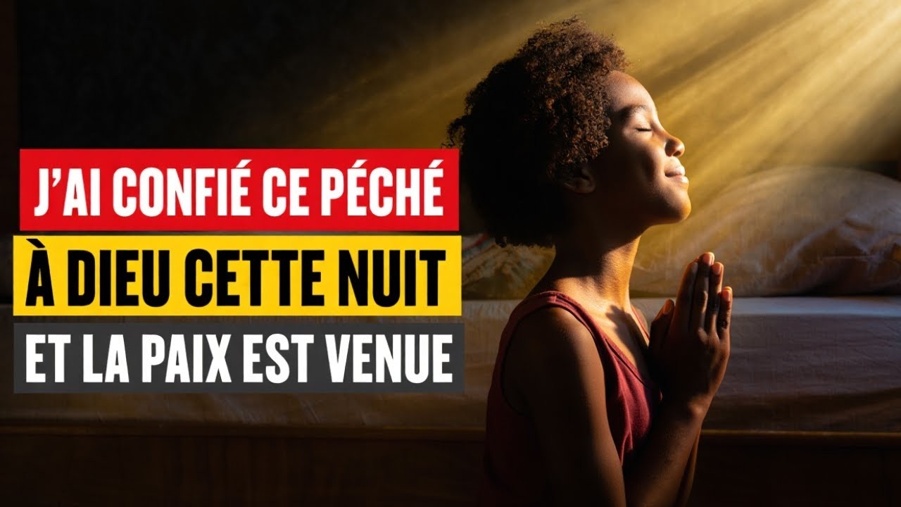 J’ai confié ce péché à Dieu cette nuit et la paix est venue