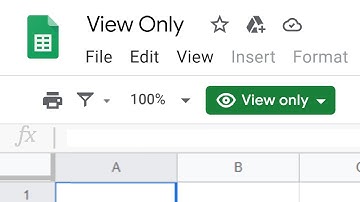 [Google Sheets] How To Edit View Only And Comment Only Files In Google Sheets.