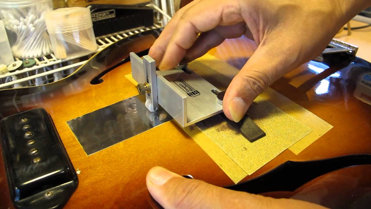 Gibson ES-175 Aligning ArchTop bridge