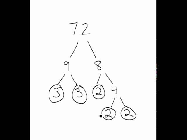Factor Tree Worksheets Grade 4