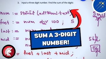 Find The Sum of A 3-Digit Number using Delphi! | Coding Tutorials for Students & Beginners