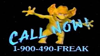 Redial 1-900-490 FREAK Today!