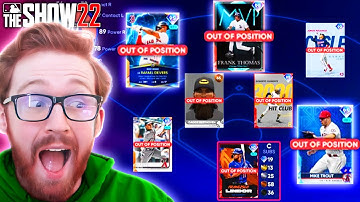 I Used My God Squad Out Of Position... So Many Errors! MLB The Show 22 Diamond Dynasty!