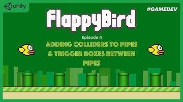 How to create a flappy bird clone in unity part 4