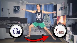 1 hour Yoga shortened to 1 minute 【Speed up Birthday Yoga】🎂