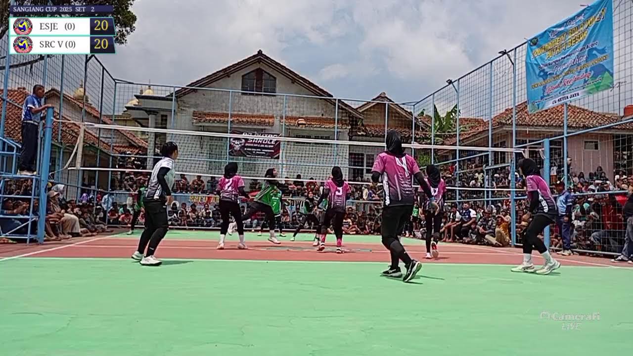 OPEN TURNAMEN BOLA VOLI PUTRI 4 BESAR | ESJE VS SRC VIKING | SANGIANG CUP 2025