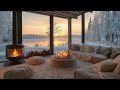 Winter Cozy Apartment ❄️ Snowfall, Fireplace &amp; Lake | No Music