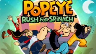 Popeye Rush for Spinach (GBA) - Adventure Mode First to the Docks Wins!
