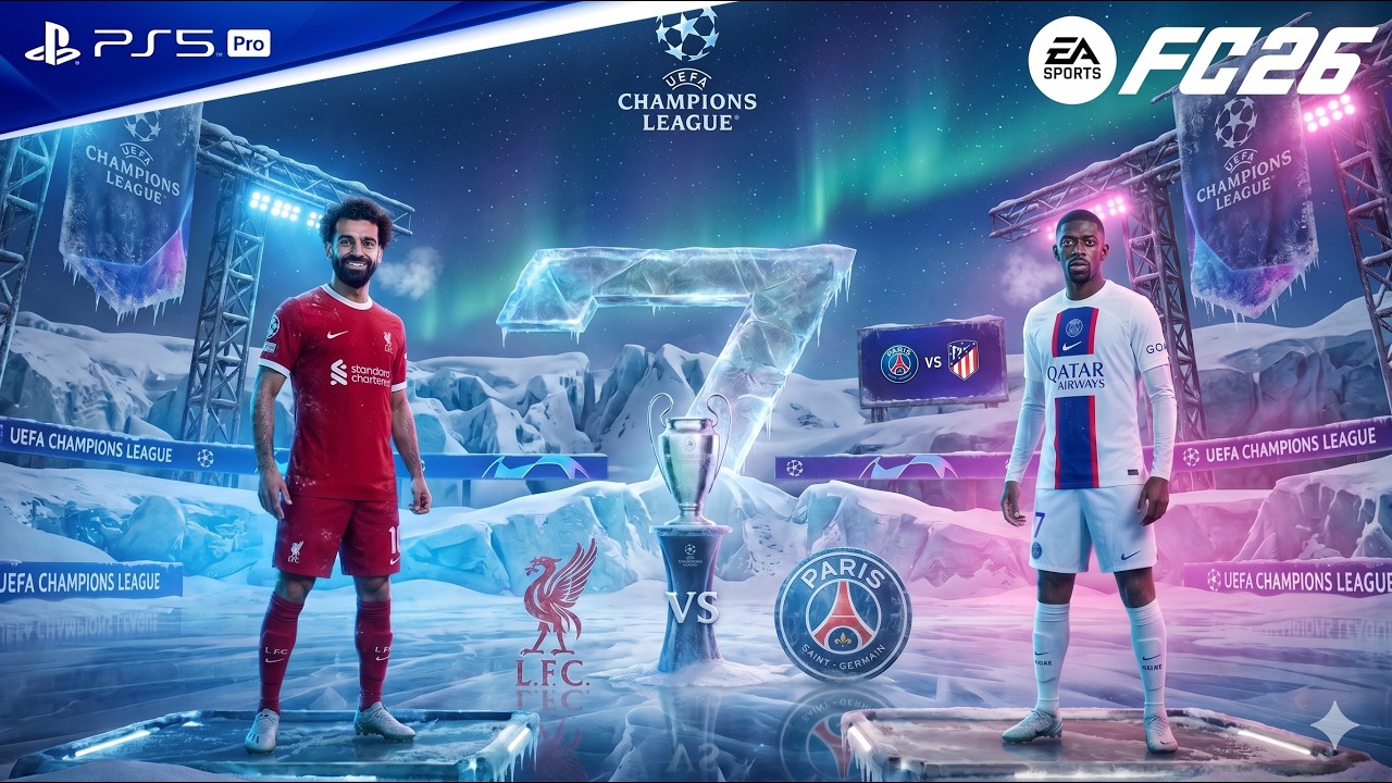 Liverpool vs PSG ⚽ UEFA Champions League 25/26 QF | FC 26 PS5