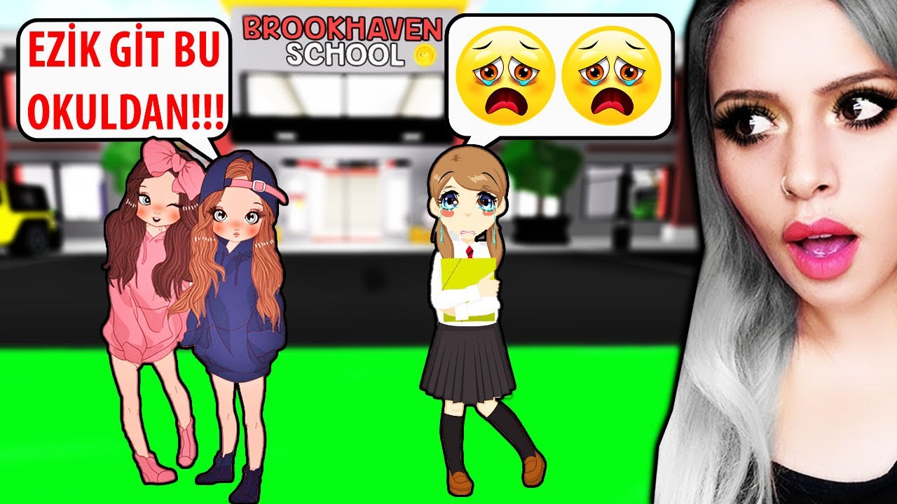 BROOKHAVEN'DEKİ OKULDA YENİ KIZ OLDUM! (ROBLOX BROOKHAVEN RP)