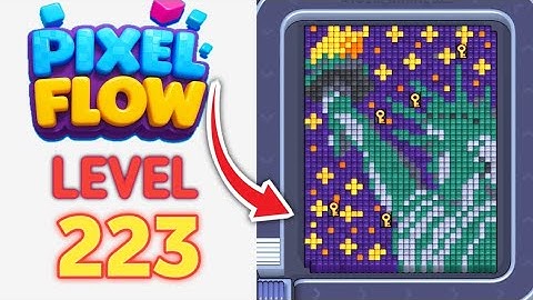 Pixel Flow Level 223 Walkthrough