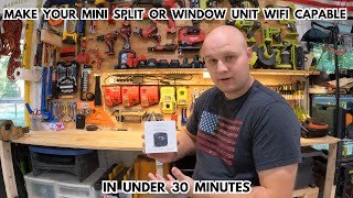How To Make Any Mini Split or Window AC Unit WIFI Capable | Cielo Breez Plus Smart Thermostat