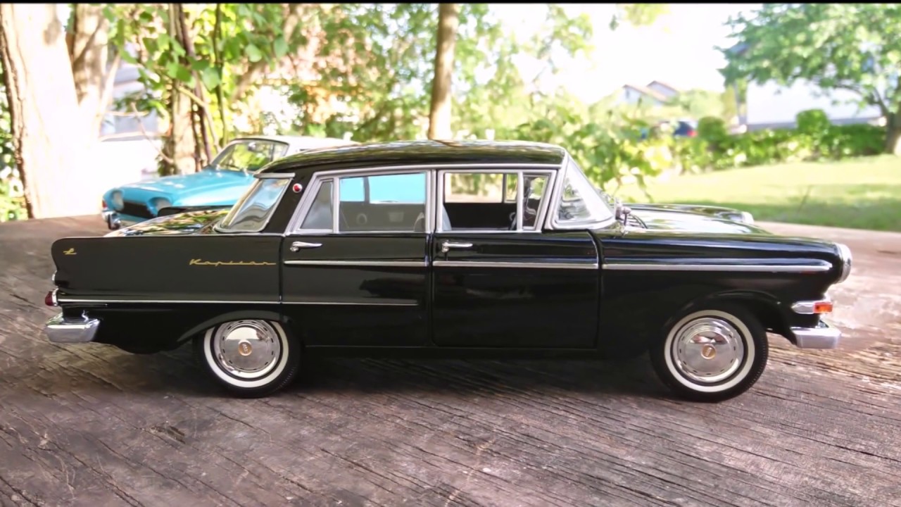 Opel Kapitan p2 1959 1/18 revell - YouTube