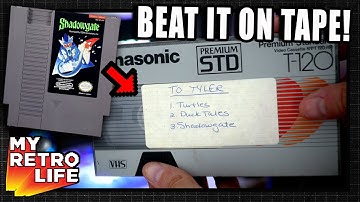 WE TAPED THIS!? Beating SHADOWGATE on NES in 1990 - My Retro Life