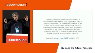 Alessandro Confetti | How to avoid a Web 3 babele | Codemotion Madrid 2018