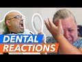 😲 Patients react to their new 3 on 6 smiles! 😲