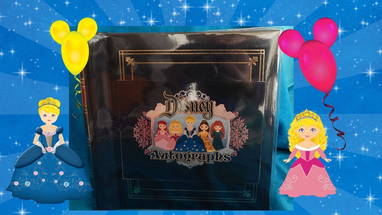 Making a Disney Autograph Book using a Photo Album