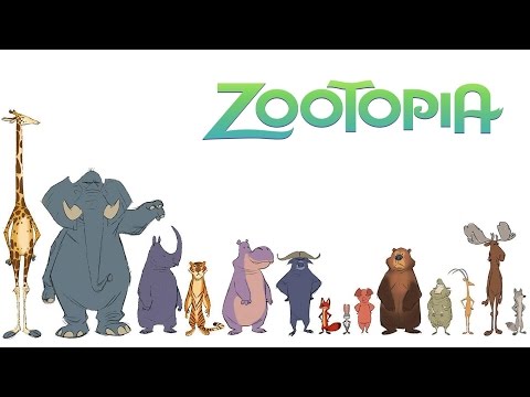 ZOOTOPIA Finger Family - Nursery Rhyme with Lyrics