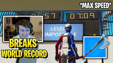 Benjyfishy *BREAKS* a Record in Raider464 1v1 Edit Race Course V4 !!! (IMPOSSIBLE)