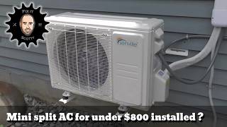 Review and Install the Senville Leto Mini Split AC / Heat Pump