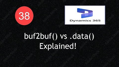 🔥 Copy Data Between Tables in D365 F&O | buf2buf() vs .data() Explained with Example  | Lecture 38