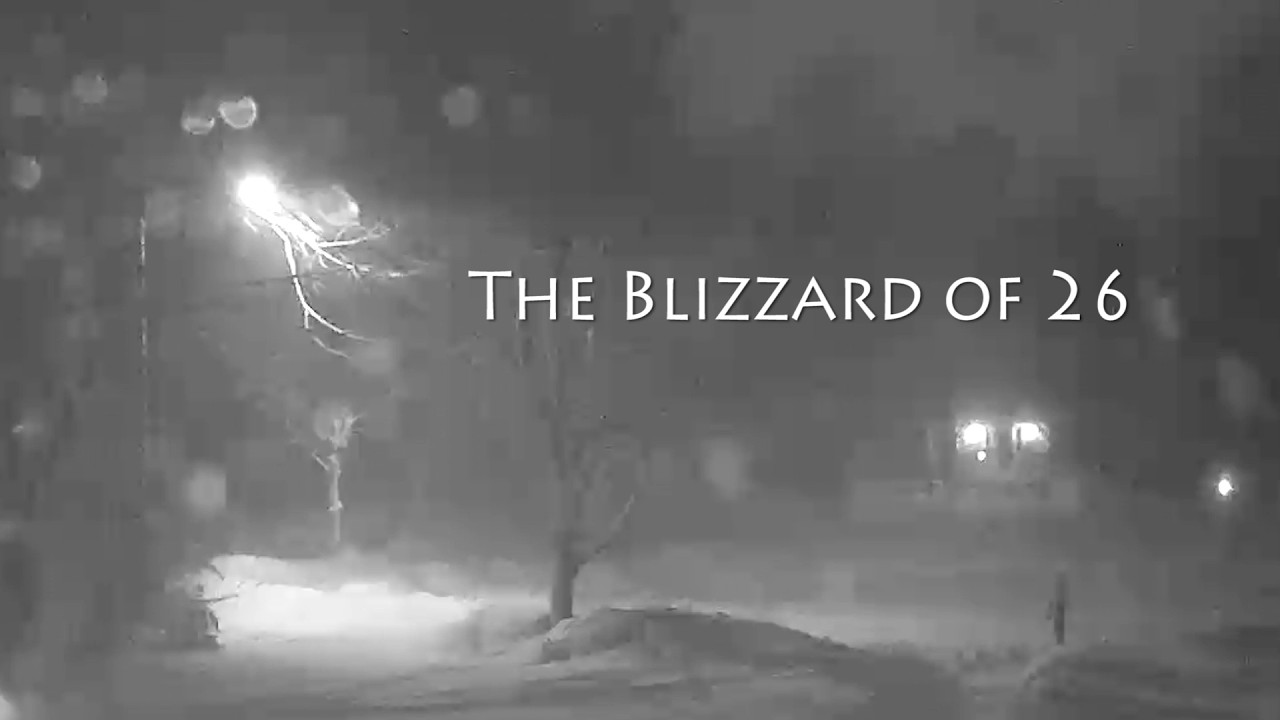 Blizzard of 26 Time Lapse Footage - YouTube