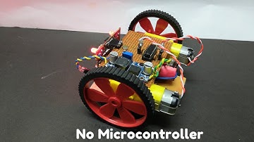 Line following bot without Programming  [No Microcontroller] | Weekend Project