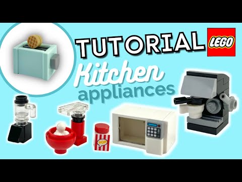 Video: Three Ideas For Lego Items For The Kitchen