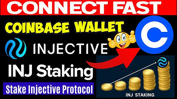 How to Stake INJECTIVE ( INJ ) with Coinbase Wallet | Crypto Wallets Info