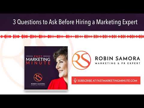 Video: Kaj naj vprašam strokovnjaka za trženje?