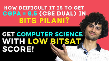 Get COMPUTER SCIENCE in BITS with Low BITSAT Score!!!