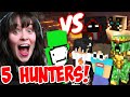 Dream VS 5 HUNTERS Reaction!!