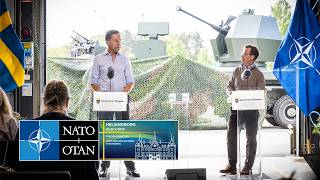 NATO Secretary General with Prime Minister of Sweden 🇸🇪 Ulf Kristersson, 21 MAY 2026